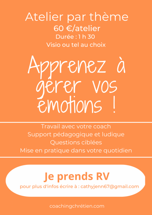 Atelier apprenez a gerer vos emotions