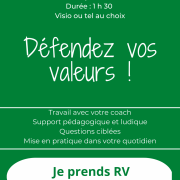 Atelier defendez vos valeurs