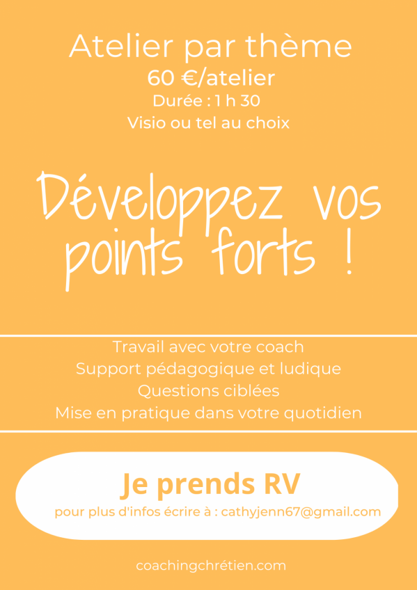 Atelier developpez vos points forts